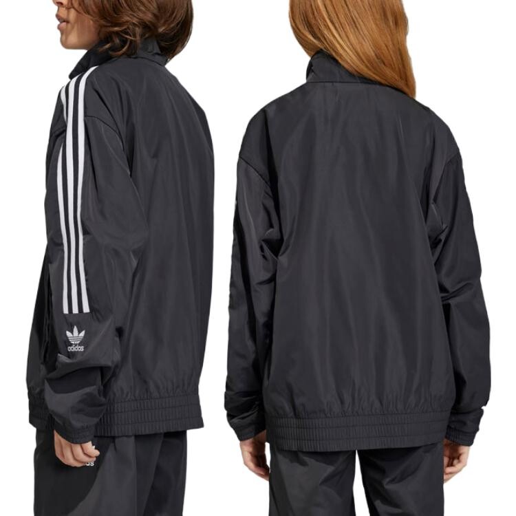 Детская куртка Adidas Originals Adicolor Track, черный — фото 4