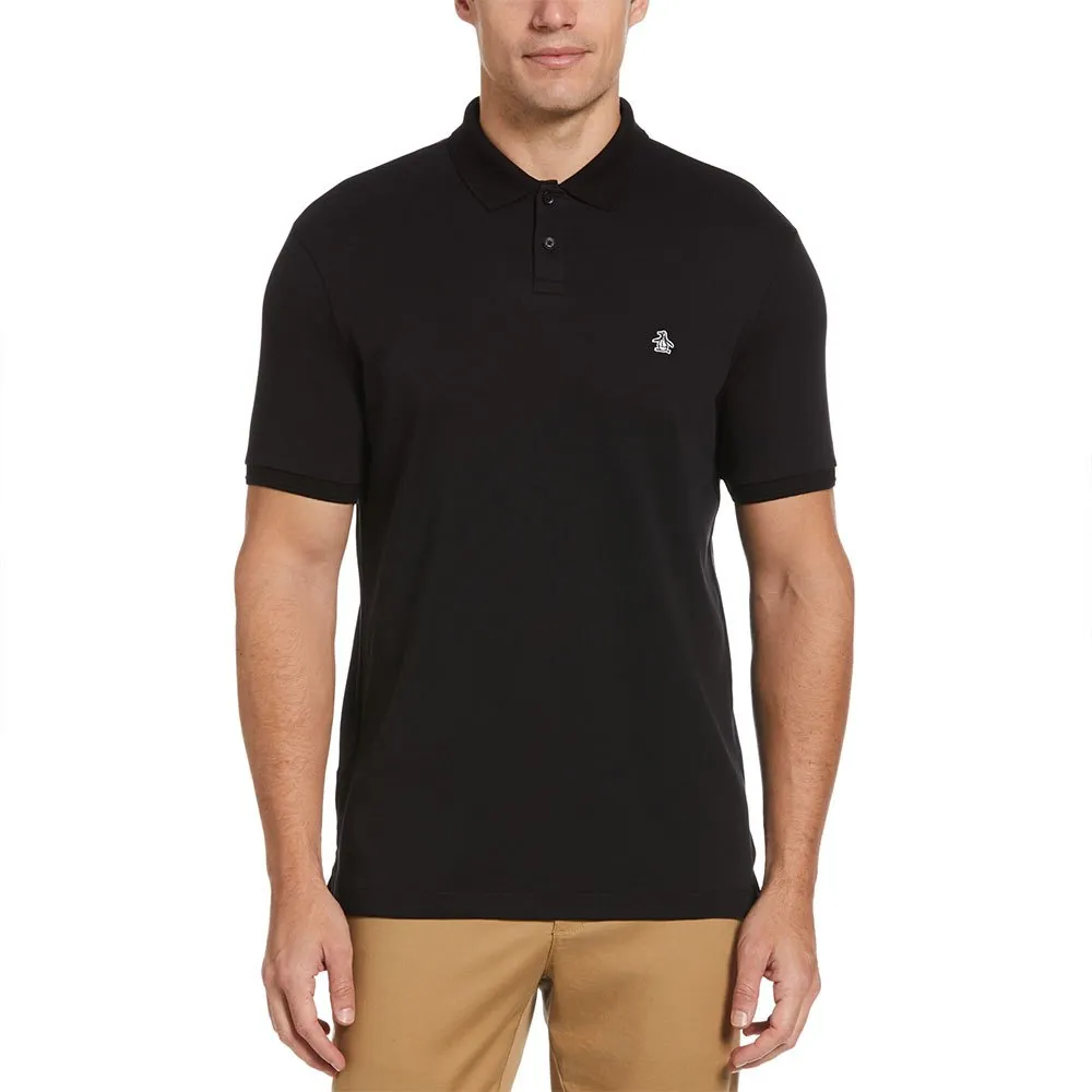 

Поло Original Penguin Daddy Organic Pique Sticker Pete, черный