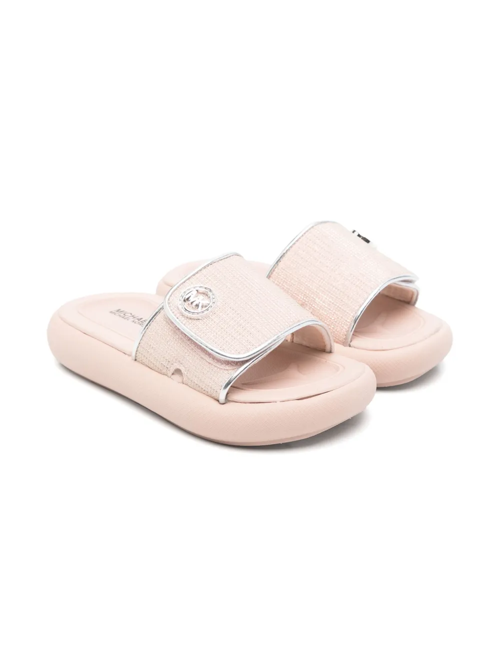 

Слиперы с логотипом Michael Kors Kids, розовый