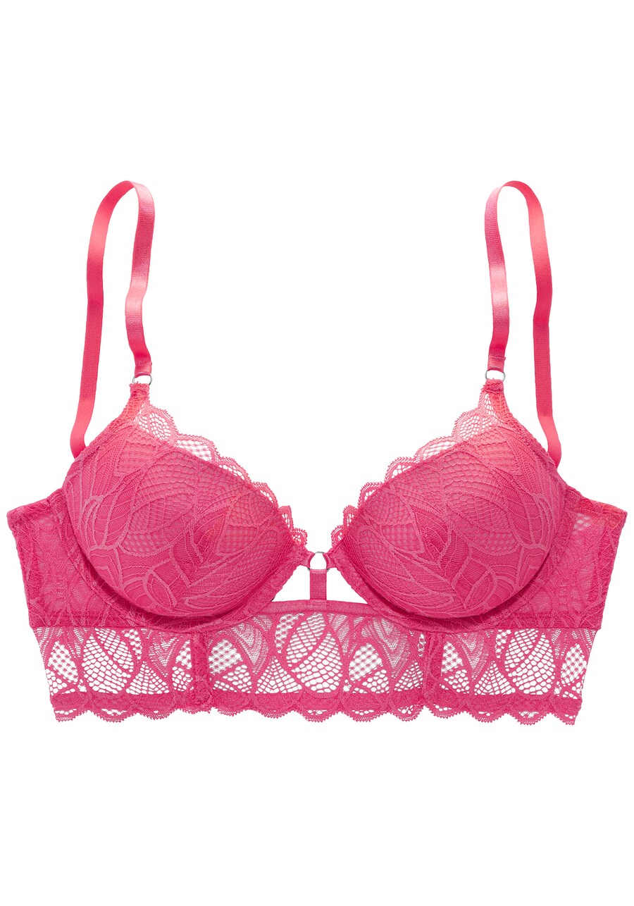 

Бюстгальтер на косточках LASCANA Push-up Bra, розовый