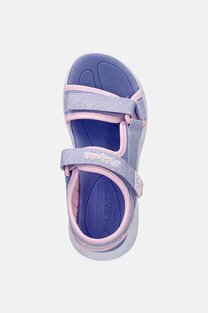 Сандалии детские с подсветкой SOLA GLOW Skechers, фиолетовый — фото 4