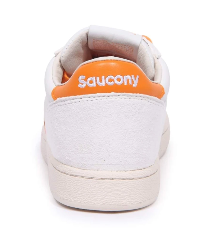 Джазовые туфли в бело-оранжевом цвете Saucony, белый — фото 4