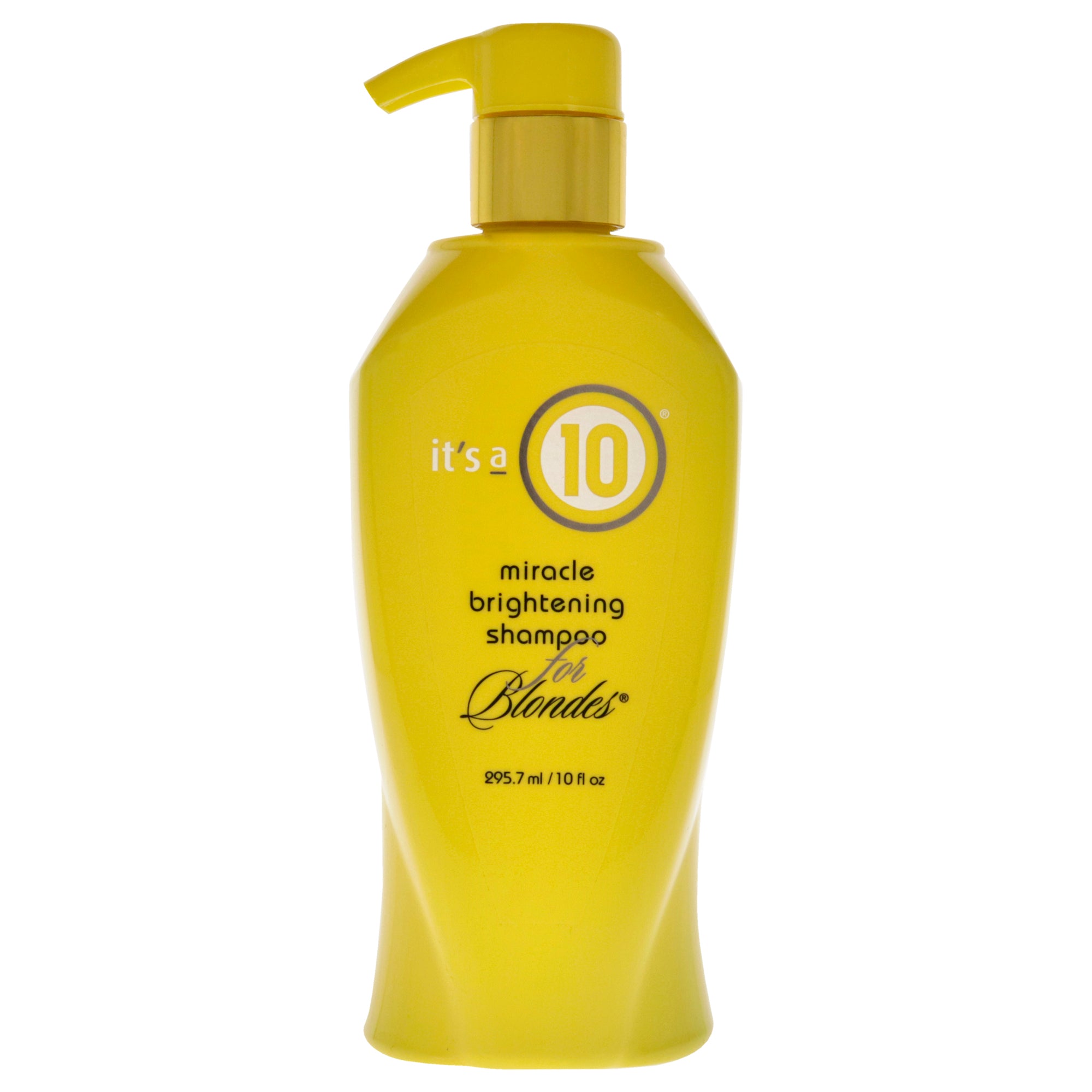 

Осветляющий шампунь Miracle Brightening Shampoo для блондинок от Its A 10, унисекс - 283 мл, прозрачный