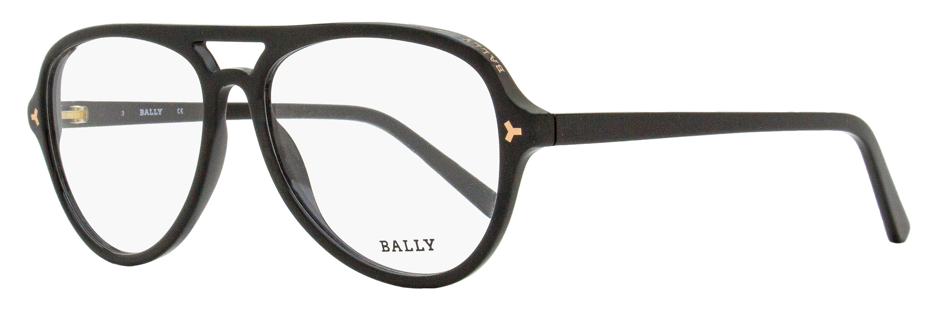 

Мужские очки-пилоты Bally BY5031 001 черные 57 мм