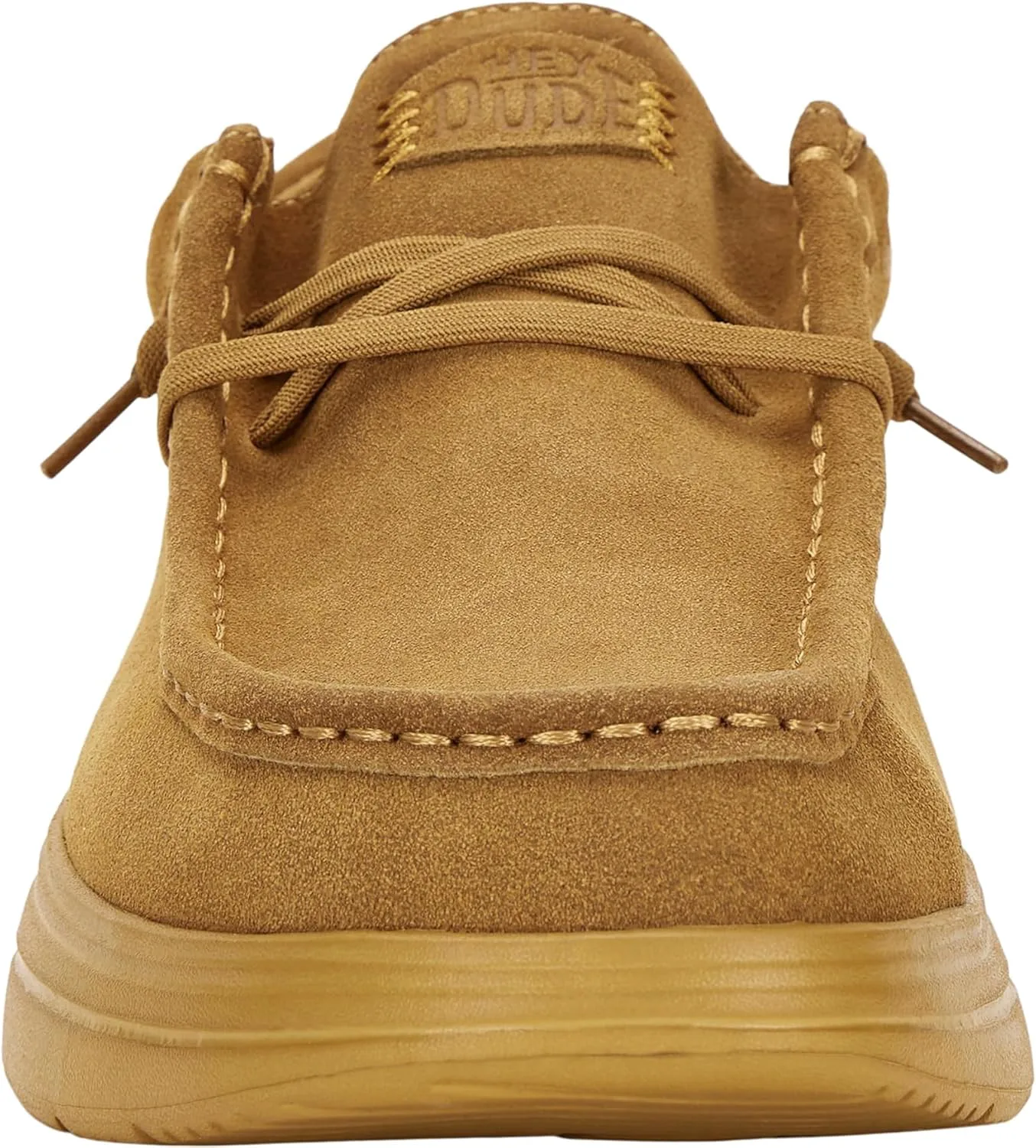 Лоферы HEYDUDE Mens Wally Comf Suede, желтый — фото 4