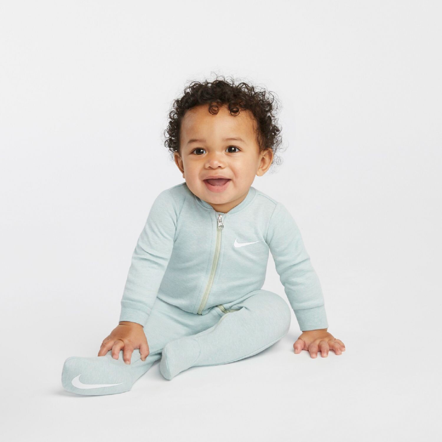 Комбинезон для сна и игр Baby Nike Essentials Nike, серый — фото 4