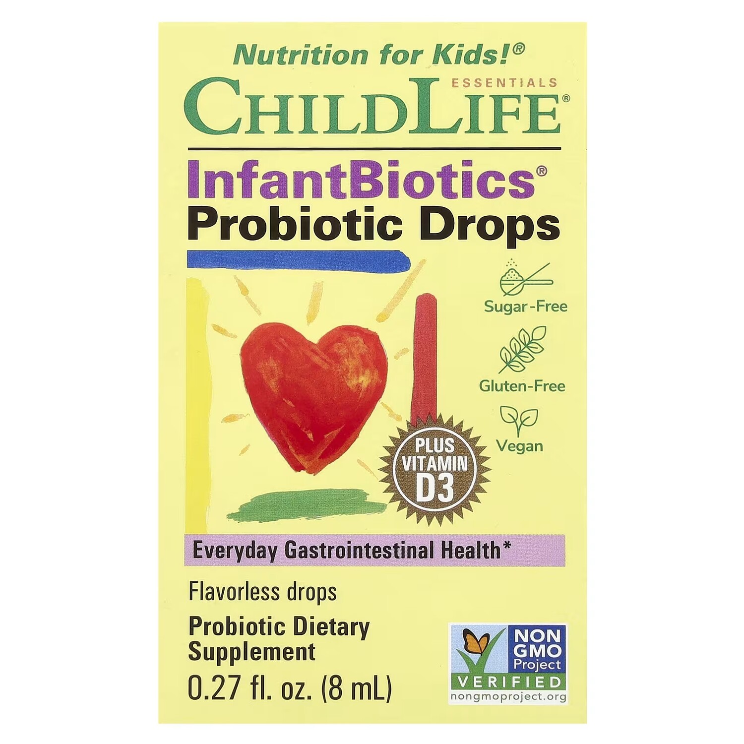 

ChildLife Essentials InfantBiotics пробиотические капли, 0,27 жидкой унции (8 мл)