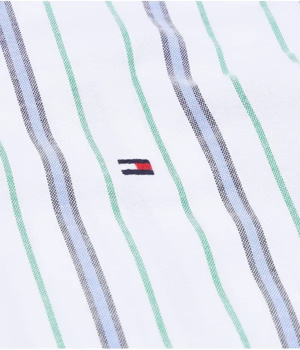 Футболка Flex Ithaca с длинными рукавами regular fit Tommy Hilfiger, белый — фото 3