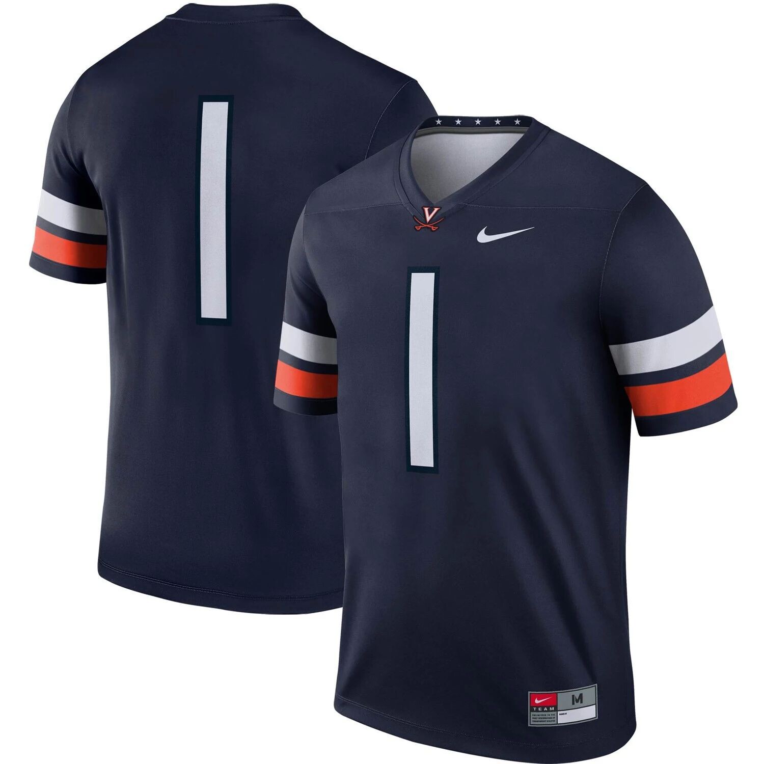 

Мужское темно-синее джерси Virginia Cavaliers Legend Nike, Синий, Мужское темно-синее джерси Virginia Cavaliers Legend Nike