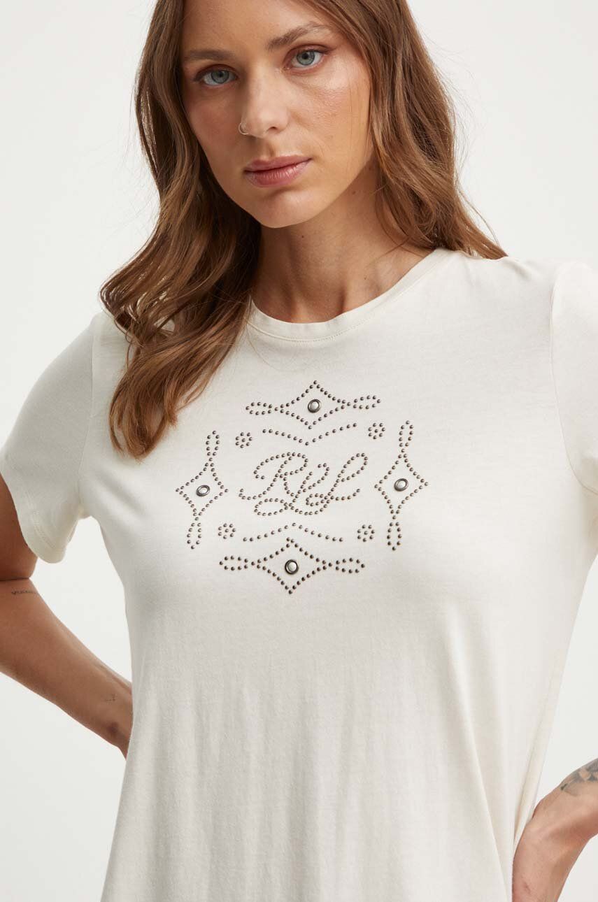 

Футболка Lauren Ralph Lauren, бежевый