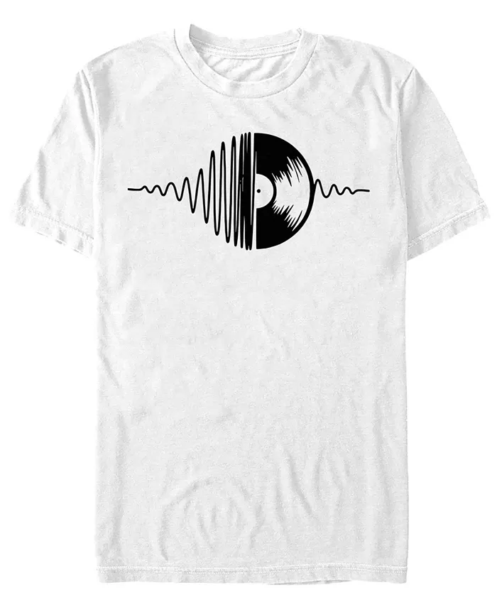 

Мужская футболка с коротким рукавом Music Vinyl Design By Humans, белый