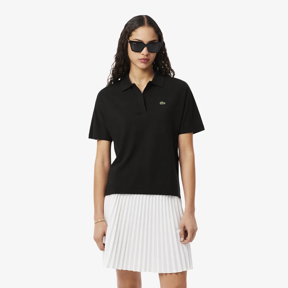 Футболка-поло Lacoste New Heritage, чёрная