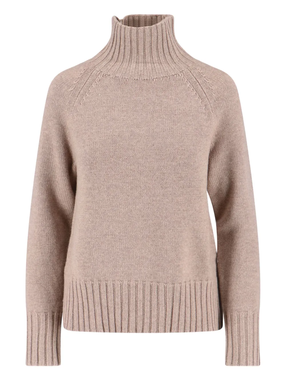 

Кашемировый джемпер с воротником-гольф 'S Max Mara, нейтральный