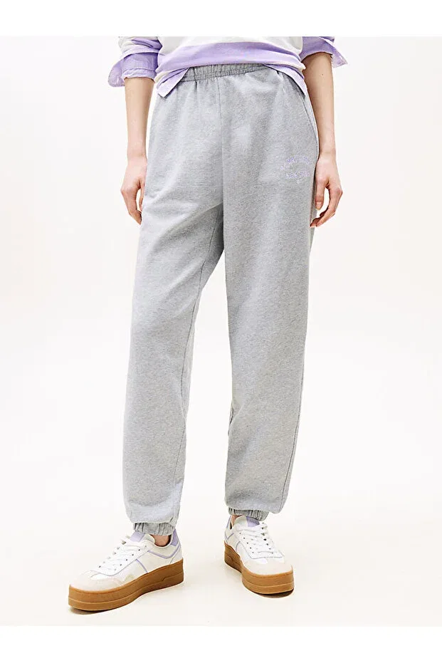 Женские спортивные брюки с заниженной талией Tommy Hilfiger, Gray — фото 2