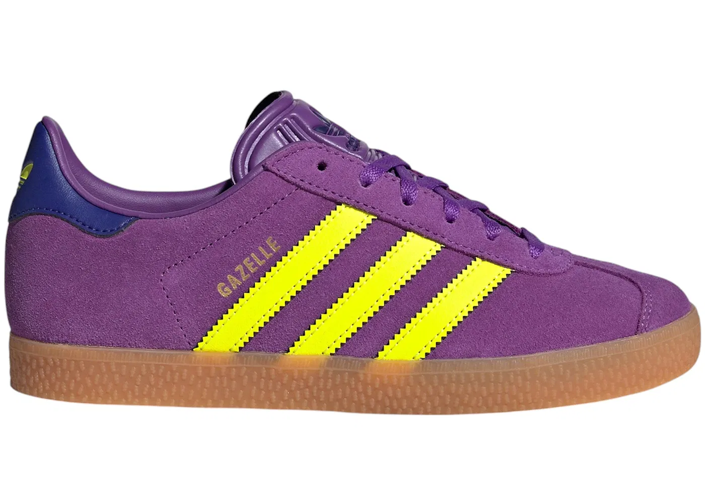 Детские кроссовки Lifestyle Adidas Gazelle, Active Purple Solar Yellow Collegiate Purple