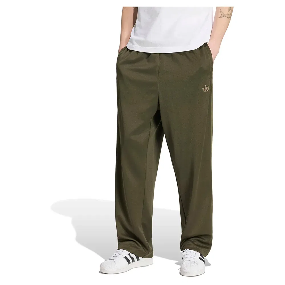 Брюки свободные Adicolor Adidas Originals, зеленый