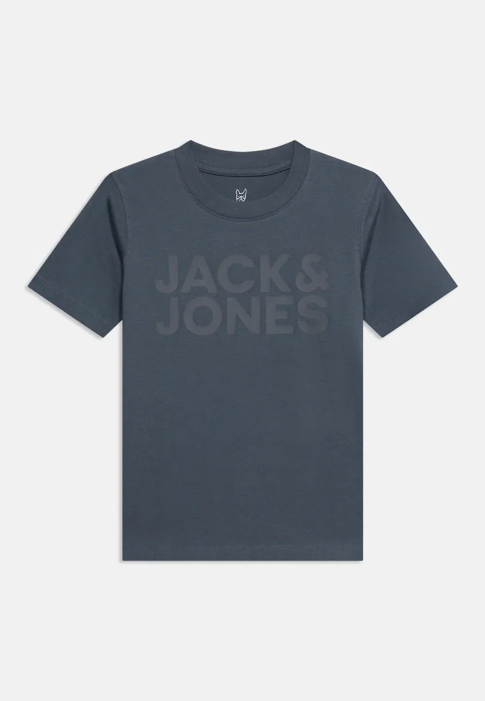 Футболка с логотипом Jjecorp, короткий крой, круглый вырез, noos jnr - футболка с принтом Jack & Jones Junior, Turbulence — фото 3