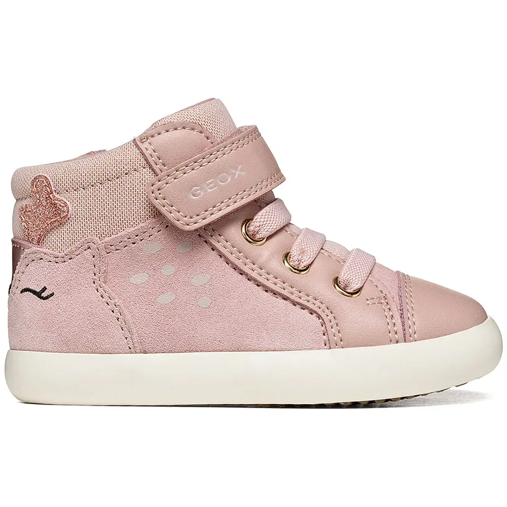 Детские кроссовки для девочек из замши Gisli Geox, Pink