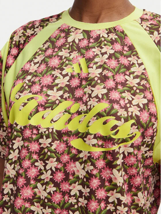 Футболка regular fit Adidas X Farm Rio House Of Tiro Adidas, розовый — фото 4