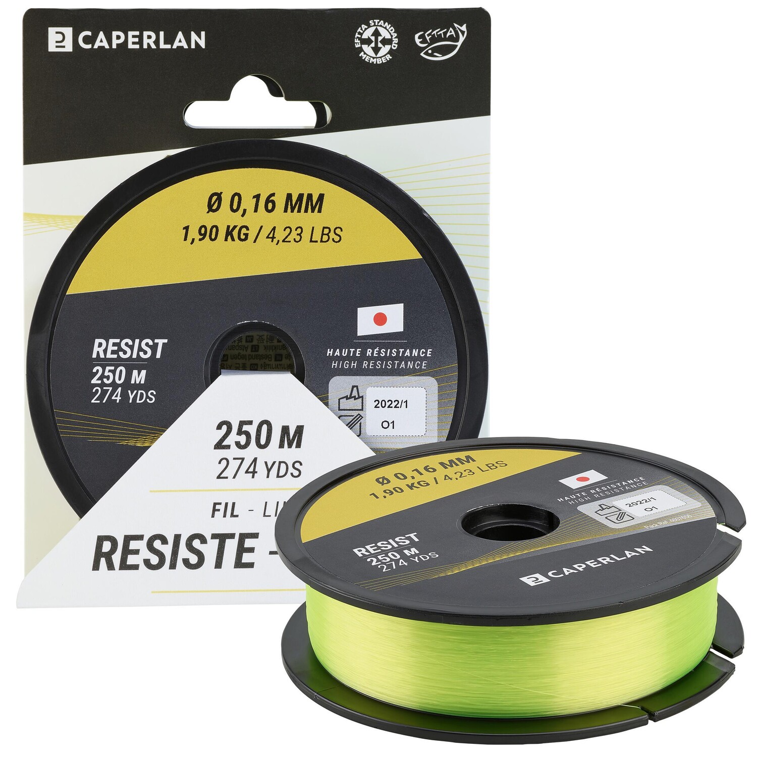 

Леска RFT RESIST 250 м флуо CAPERLAN