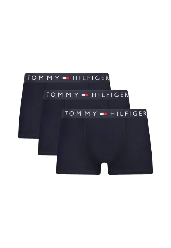 Комплект трусов Tommy Hilfiger TH Original Logo Waistband, 3 предмета, черный — фото 4