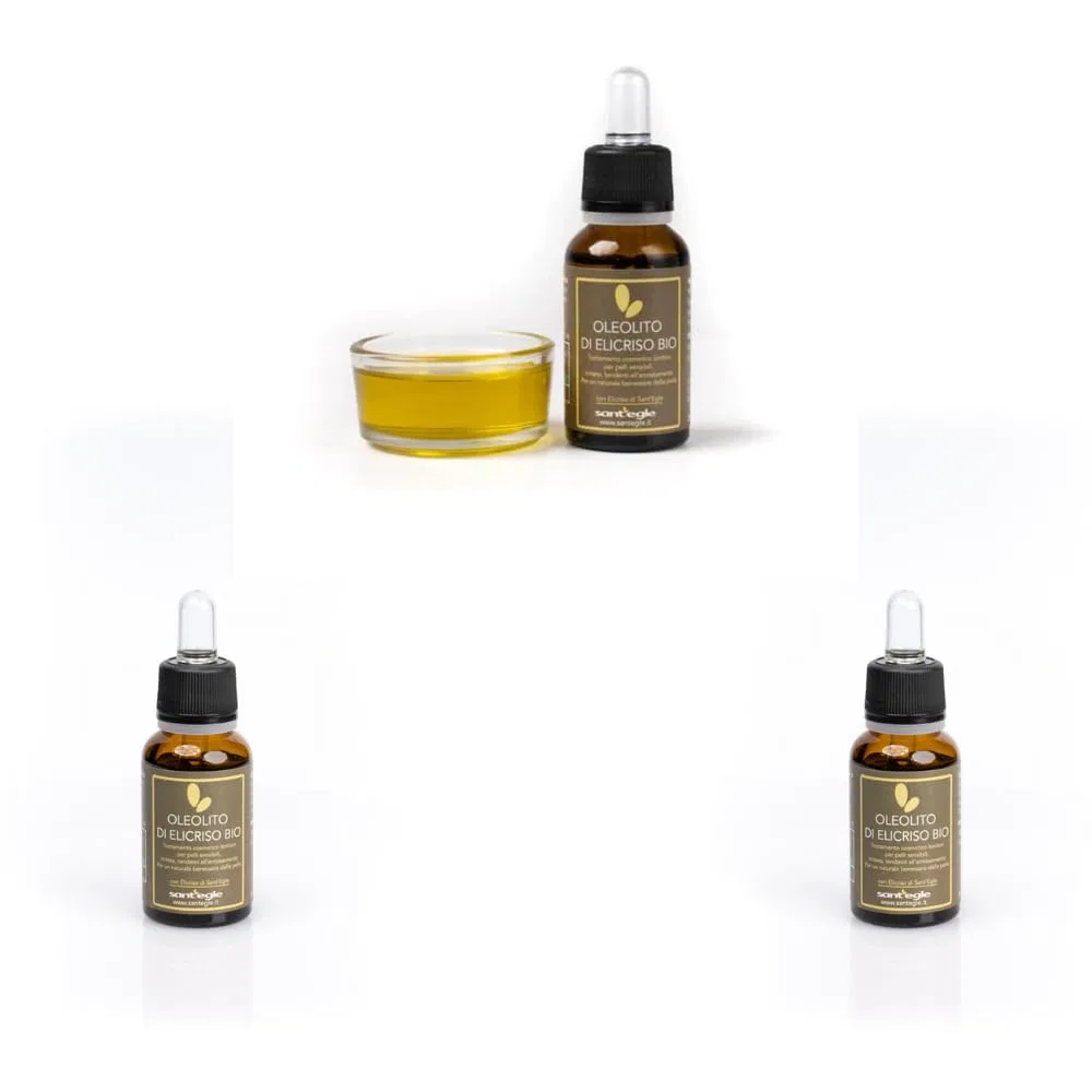 Масло для тела Helichrysus-Oleolyh Organic Cosmetic, Sant'Egle, набор 3 шт, 20 мл