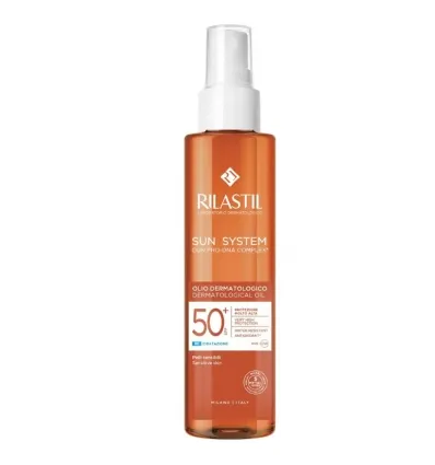 

Риластил Дерматологическое масло Spf50+ 200 мл Высокая защита от солнца Rilastil