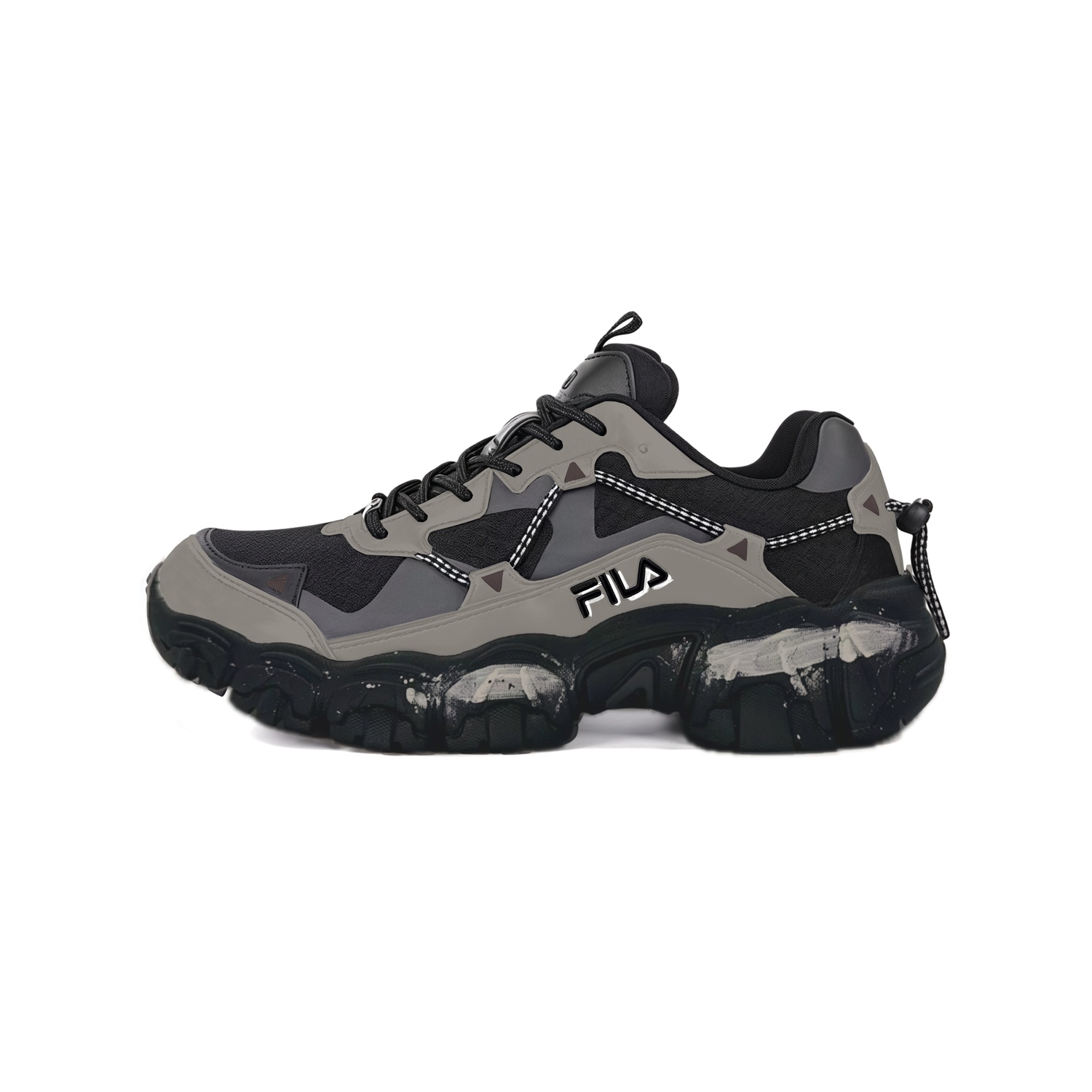 

Устойчивые к истиранию кроссовки Low top Chunky Unisex Black White FILA, черный коричневый