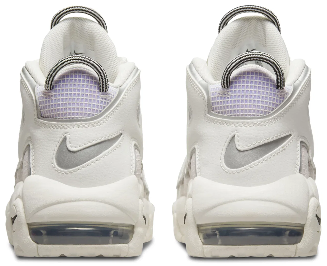 Кроссовки для мальчиков Air More Uptempo Nike, цвет Black/Light Thistle/Sail — фото 3