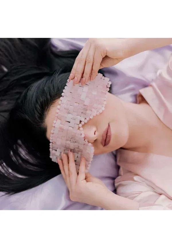 Кварцевая маска для лица - маска для лица Crystallove, розовый — фото 4
