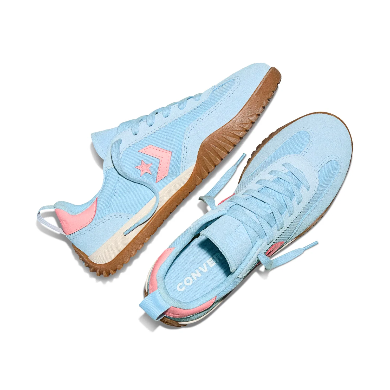 Подростковые кеды с профилированной подошвой Converse, Clear Skies/All Heat/Gum — фото 4