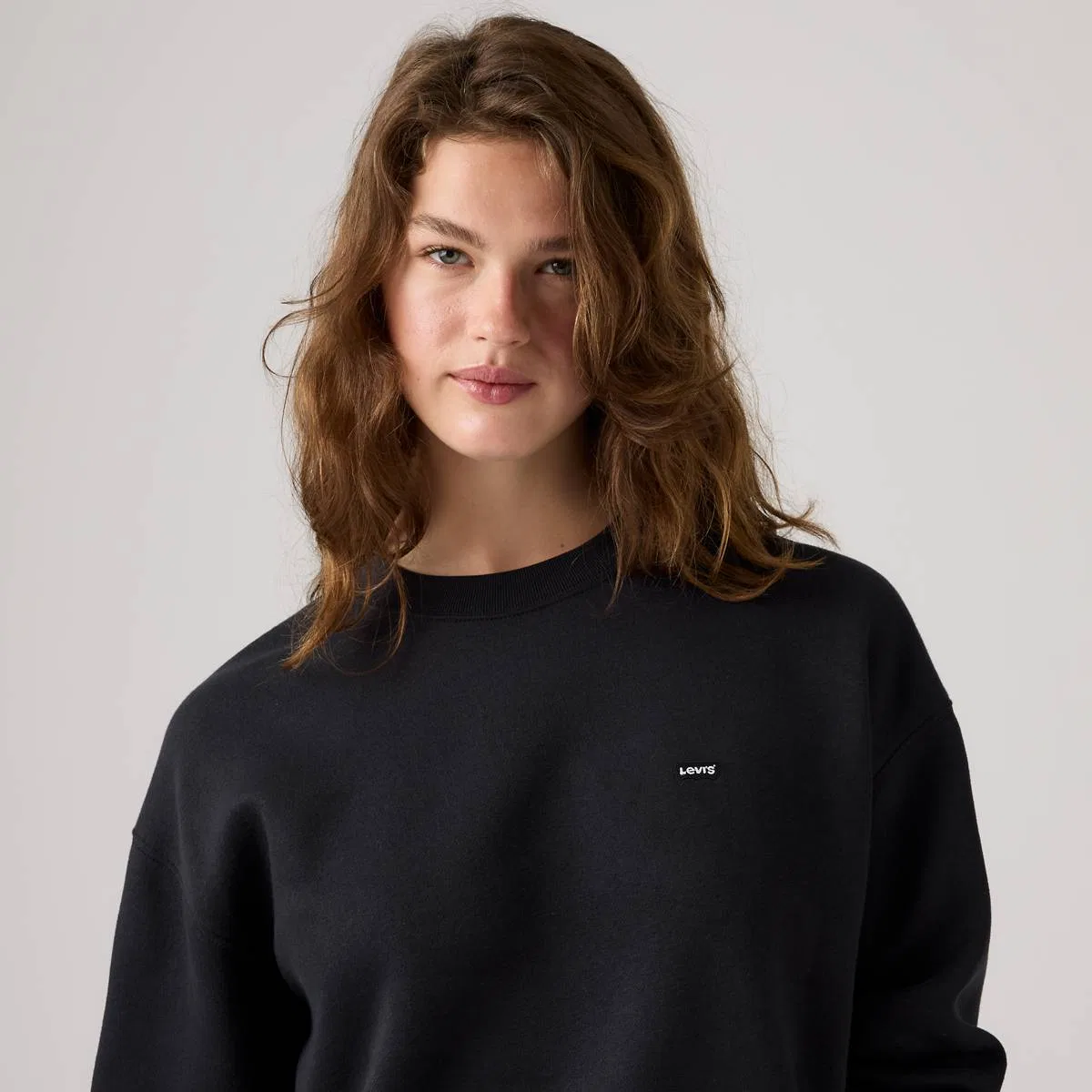 Повседневная толстовка с круглым вырезом Levi's, Anthracite Night - Black — фото 2