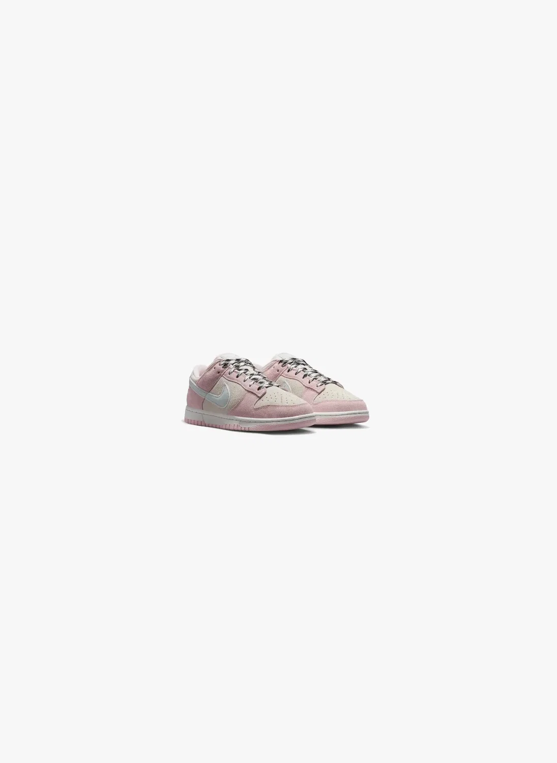 Детские кроссовки Nike Dunk Low LX, Pink Foam/Platinum — фото 4