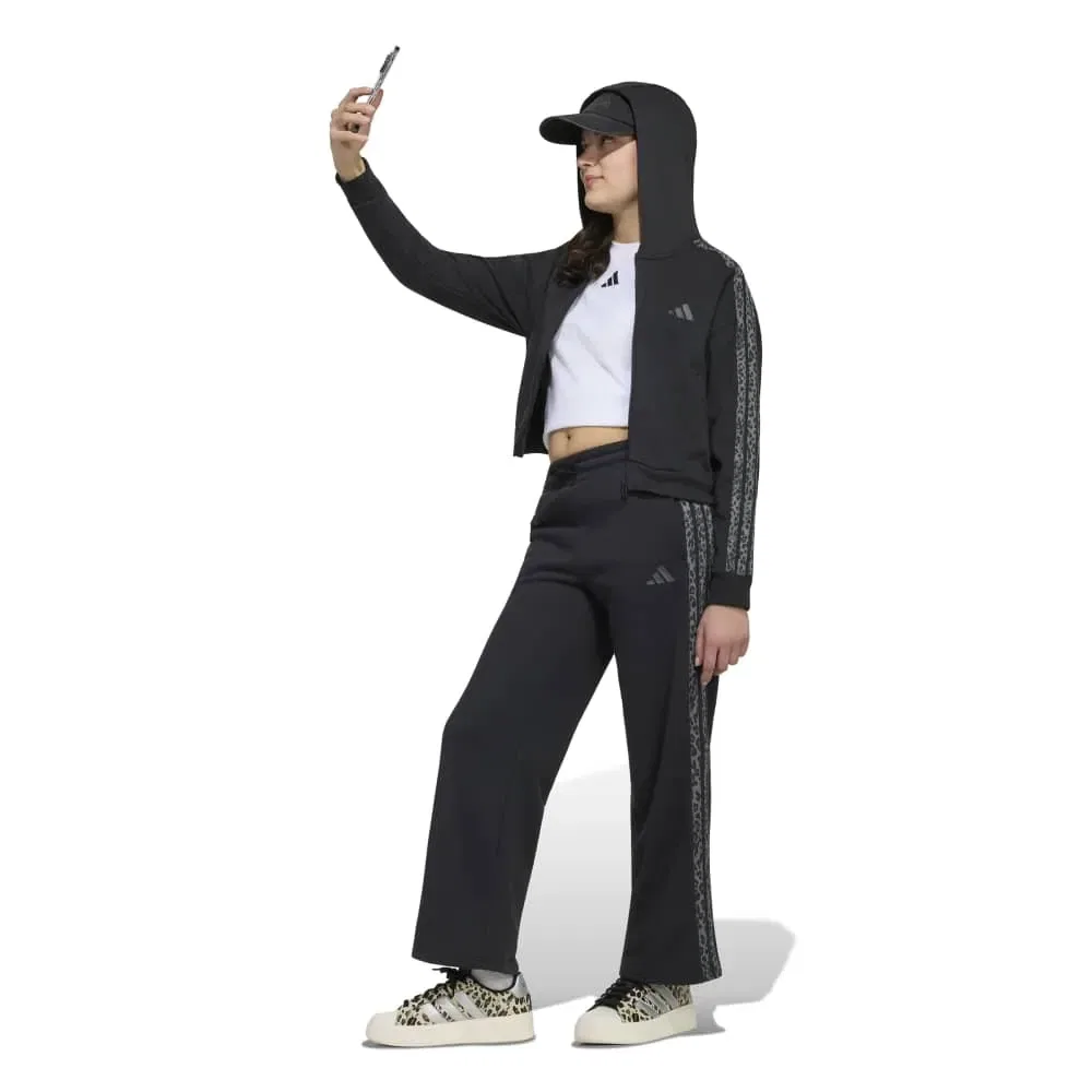 Толстовка на молнии с принтом Adidas Seasonals, черный — фото 4
