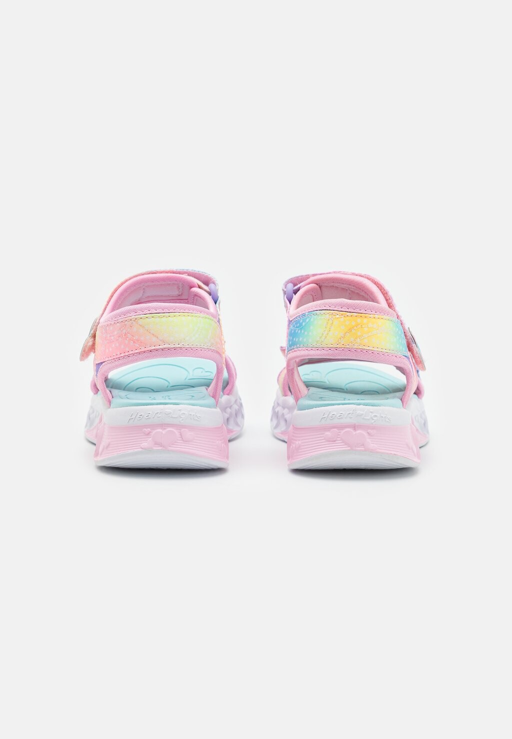 Сандалии Flutter Hearts Skechers, бирюзовый — фото 4