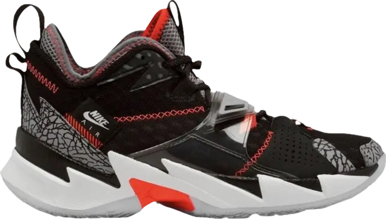 

Кроссовки Jordan Why Not Zer0.3 Black Cement, черный