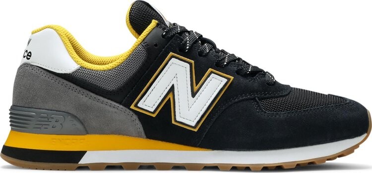

Лимитированные кроссовки New Balance 574 'Black Gold', черный