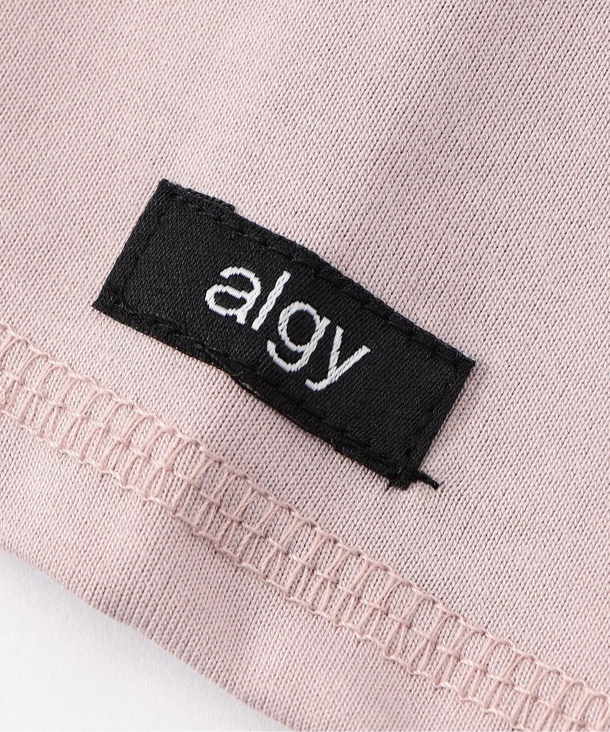 Детский лонгслив с открытыми плечами и принтом спереди, модель Layered Long T, algy, Charcoal — фото 3