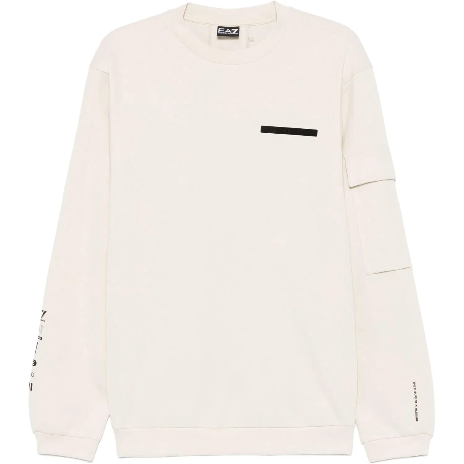 Мужской свитшот с принтом Emporio Armani, Sandy Beige