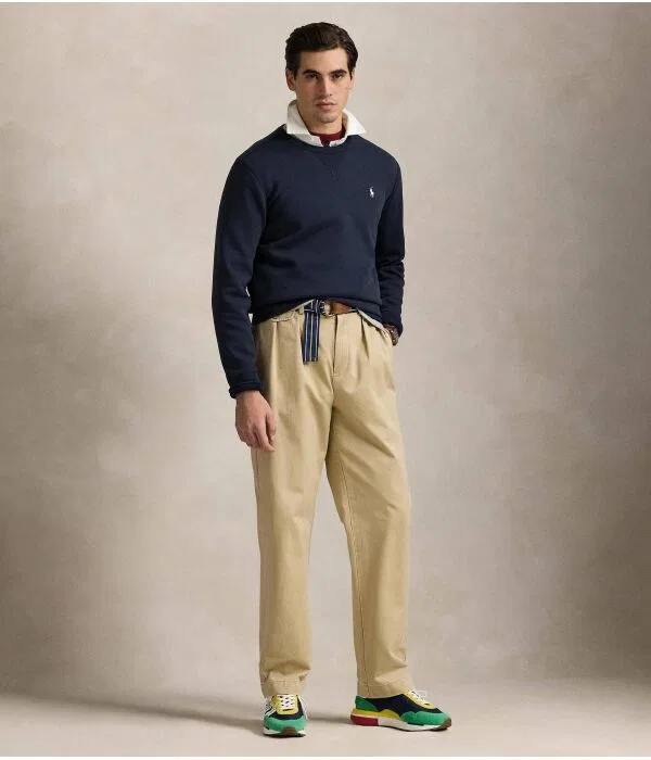 Мужской пуловер с круглым вырезом Polo Ralph Lauren, Blu Marino — фото 2