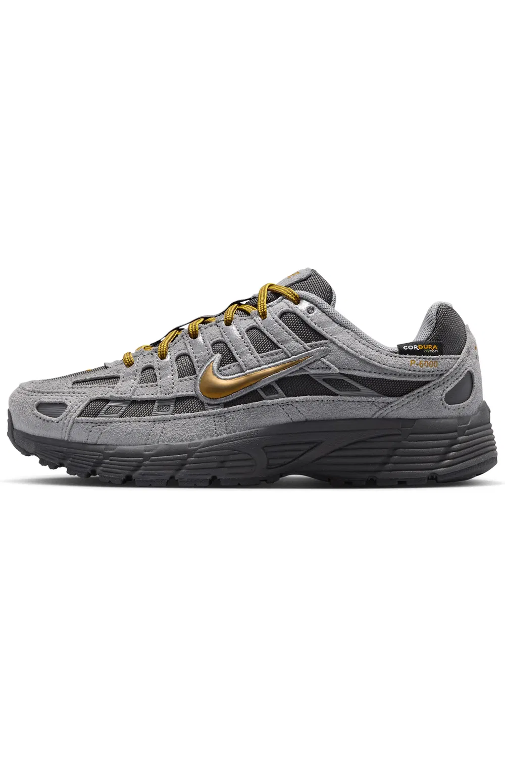 Детские кроссовки на шнуровке P-6000 Premium Nike, Ash/Pencil Point/Cement Grey — фото 2
