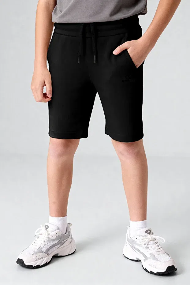 Детские шорты для мальчиков хлопковые Tommy Life, Black — фото 4