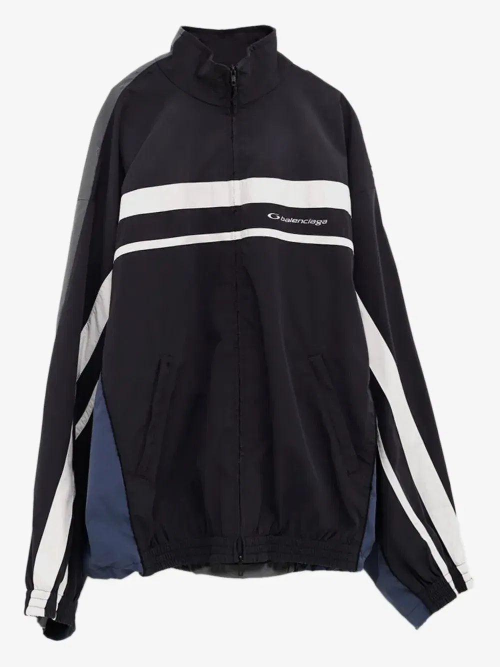Куртка на молнии со вставками BALENCIAGA, черный