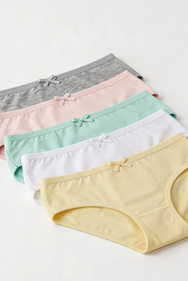 Детские трусы для девочек с принтом Pack of 5 girls' slips multi-colored Katia&Bony, Multicolored — фото 2