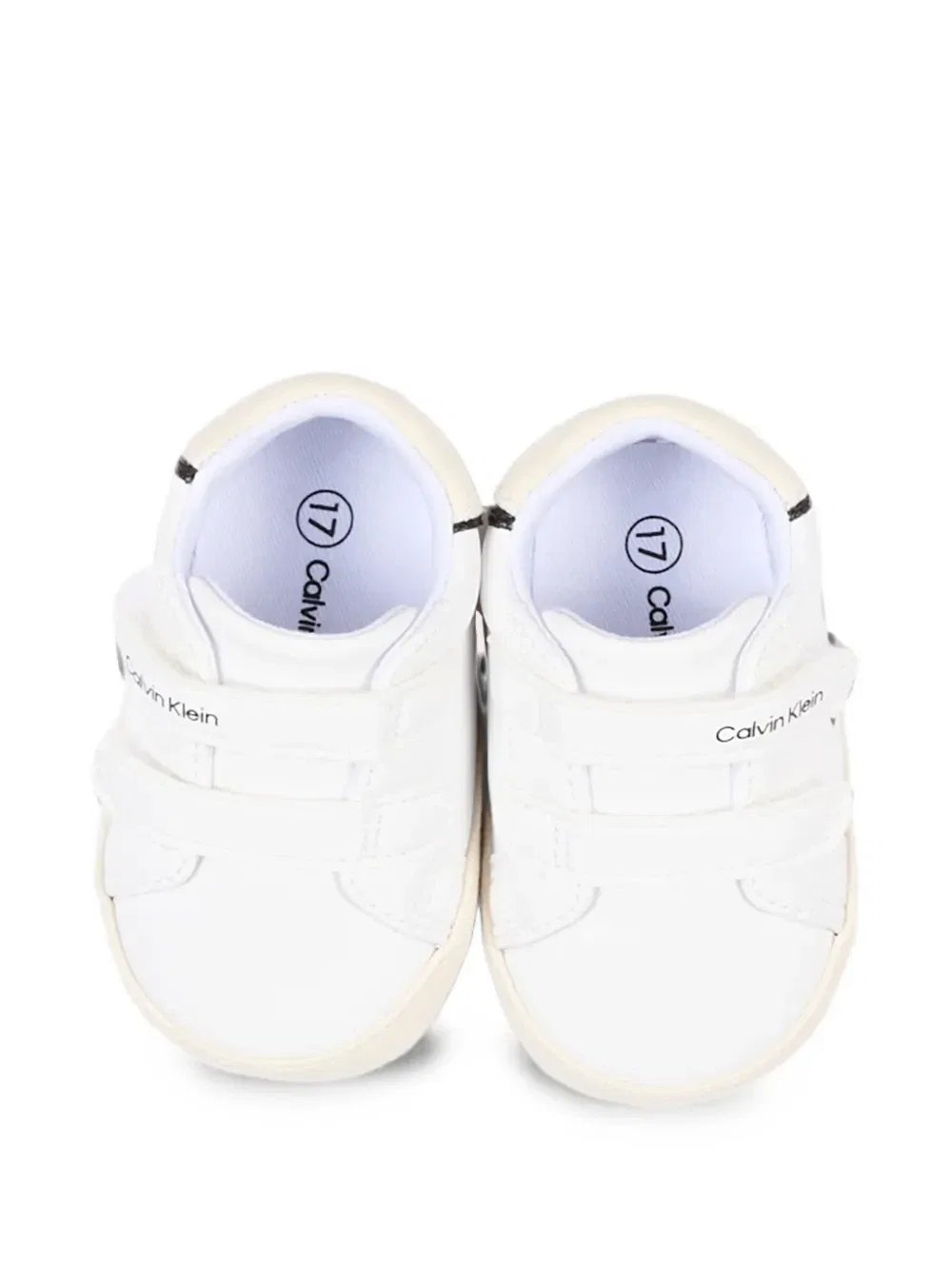 Низкие кроссовки на липучках с логотипом Calvin Klein Kids, белый — фото 4