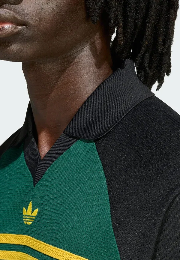 Топ с длинными рукавами Adidas Originals, черный/зеленый — фото 4