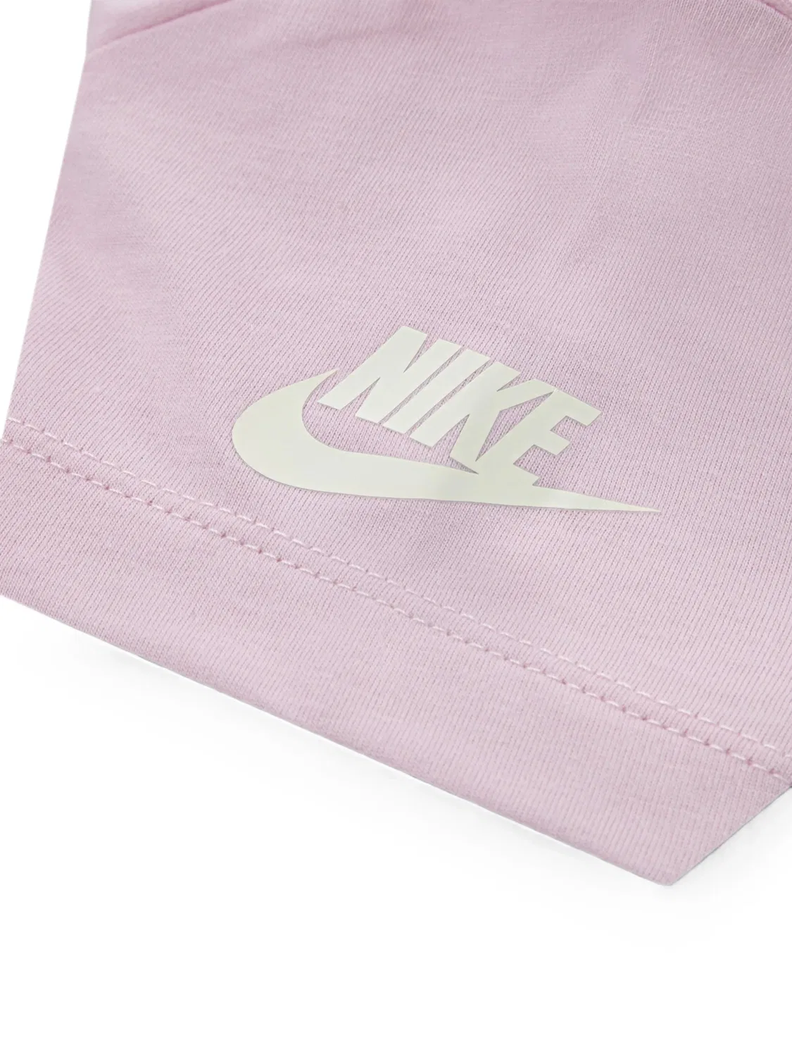 Футболка с логотипом и анималистичным принтом Nike Kids, розовый — фото 3