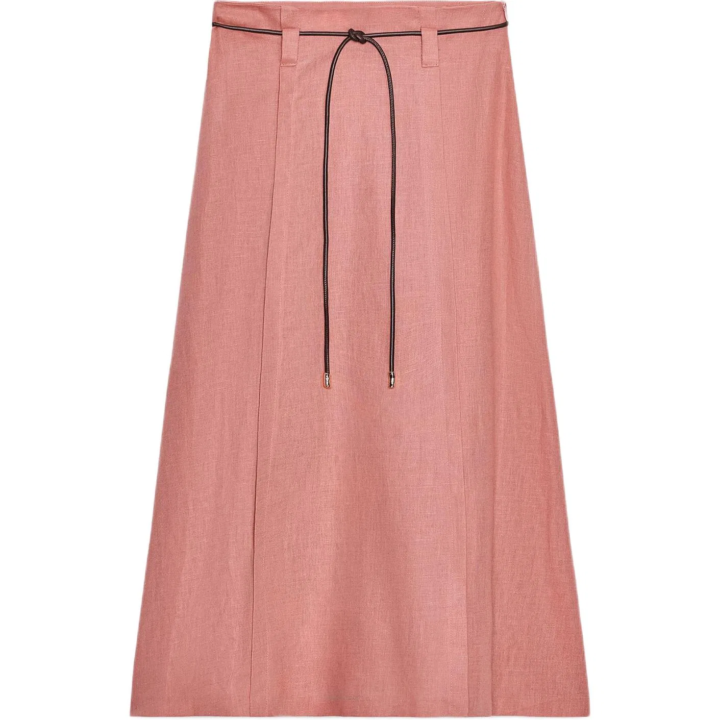 Женская юбка макси Casual Long Skirts Burgundy ZARA, Burgundy