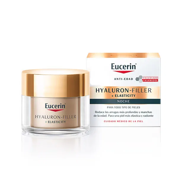 Ночной крем против морщин с гиалуроновой кислотой Hyaluron-Filler Elasticity EUCERIN, 50 мл