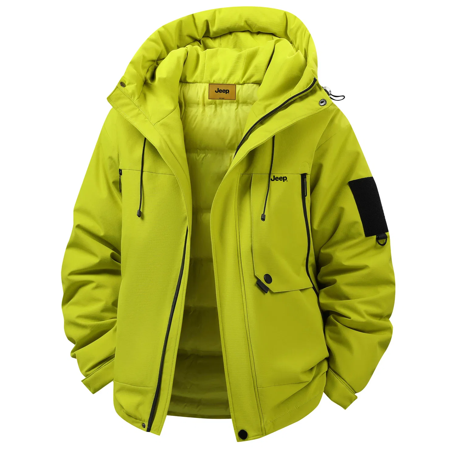 Детский пуховик с капюшоном Jeep Leisure Collection Down Jackets, Yellow